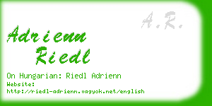 adrienn riedl business card